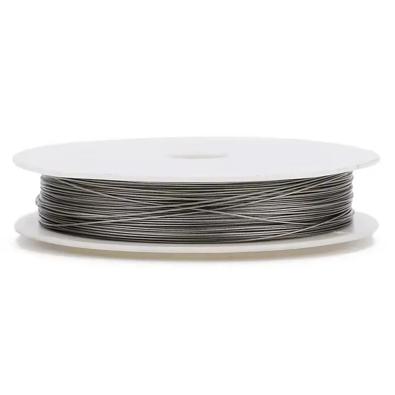 1Roll 0.3 0.38 0.45 0.5 0.6 0.7 0.8 Mm High Quality Steel Wire for Charm Jewelry Making Finding Accessories Supplier Wholesale