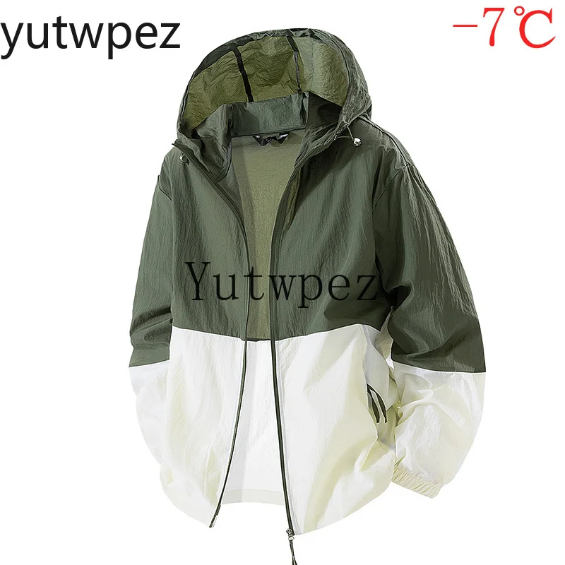 Outdoor Fishing Sun Protection UPF50+ Beach Lightweight Jacket Summer Couple's Sun Protection Clothing Men's UV-Blocking Jackets