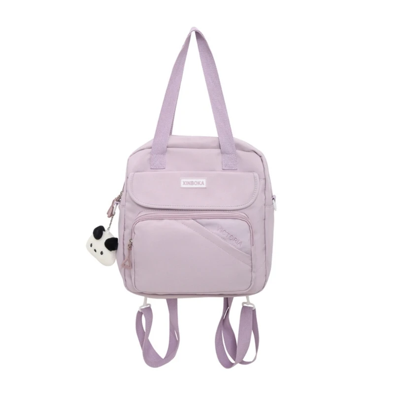 Mochila nylon durável para meninas, mochila escolar moderna prática, bolsa ombro