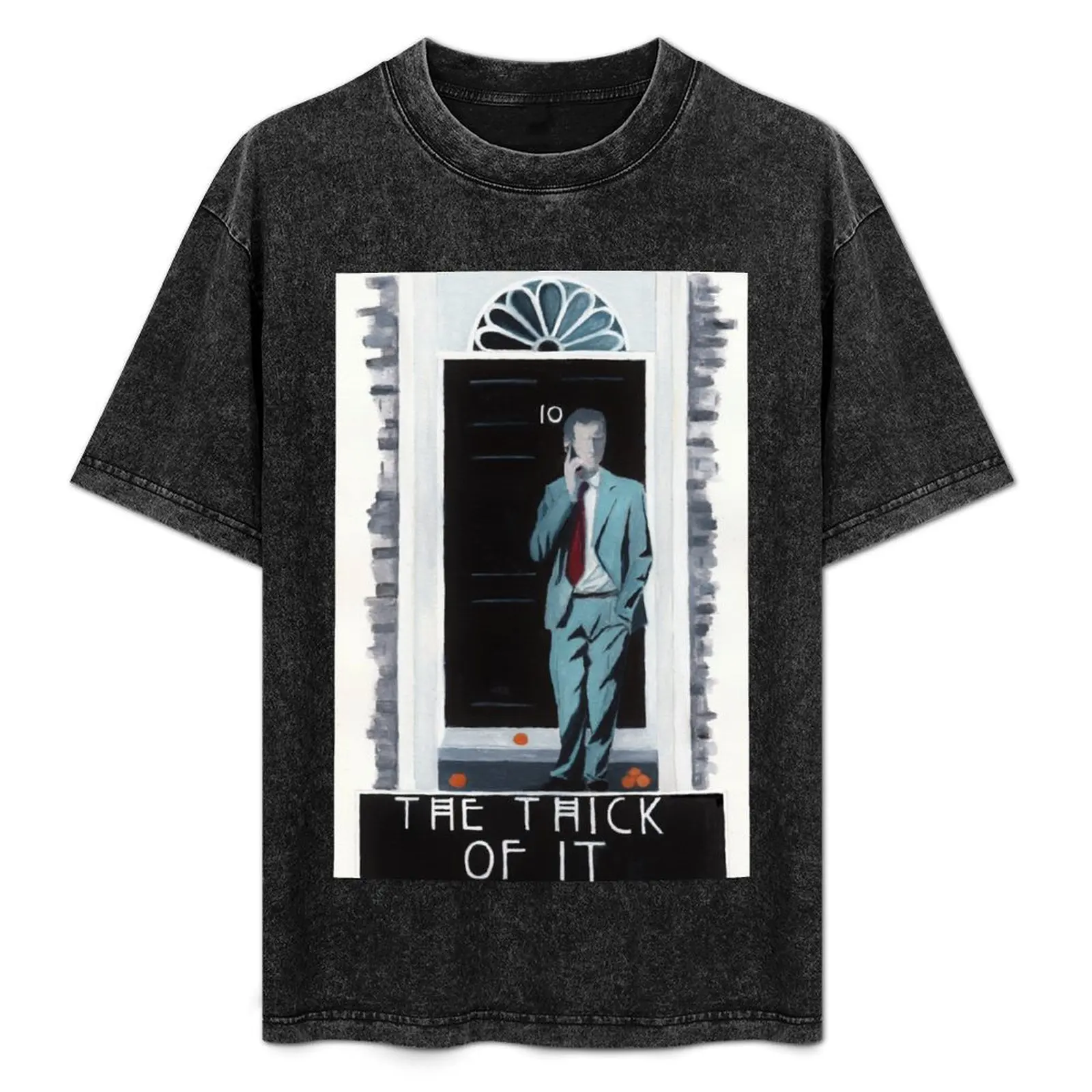 

Футболка The Thick of It, базовая однотонная повседневная футболка