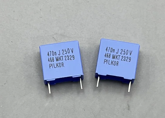

30pcs/lot Original PILKOR film capacitor 468MKT 470NF 250V 474J 0.47UF 250V 5% 12.4x5.9x11.9mm P10MM free shipping