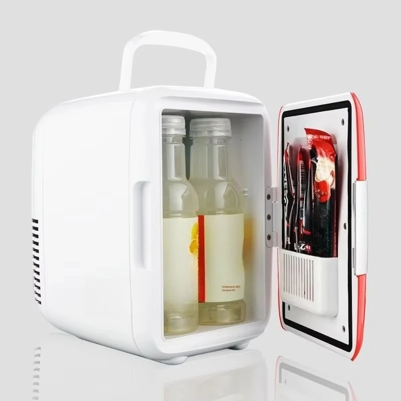 Car Cooling Heating Insulation Portable Small Refrigerator 8L Auto-Defrost Semiconductor Refrigeration Wholesale