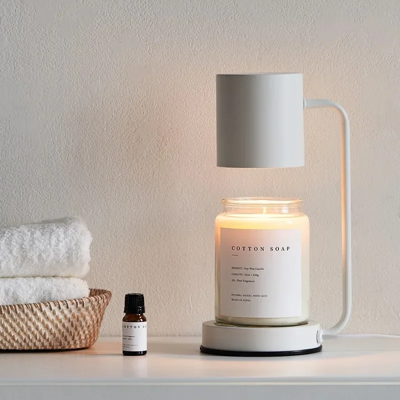 Korean Candle Warmer Lamp Candle Tray  Candle Holder Modern Dimmable Electric Night Light Fragrance Light Desk Decor Lighting