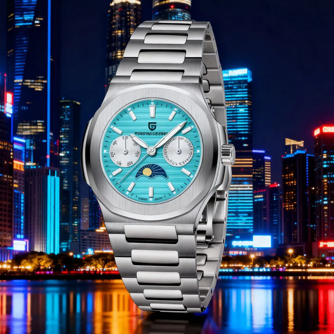 2025 New PAGANI DESIGN Men's Watches Luxury Quartz Watch Men Moon phase Automatic Date Week Multifunctional Chronograph Watch