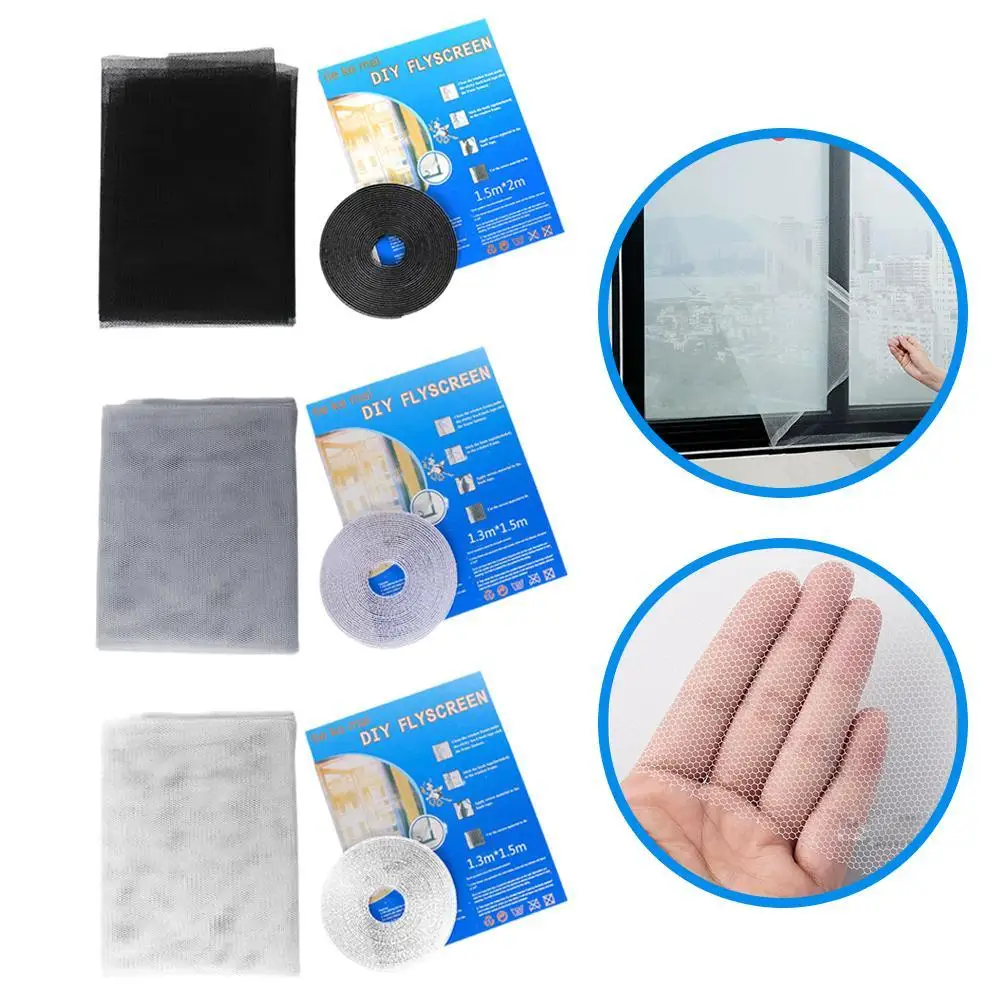 

Self Adhesive Screen Net Mosquito Proof Window Screen Invisible Removable Insect-proof Door And Window Screens