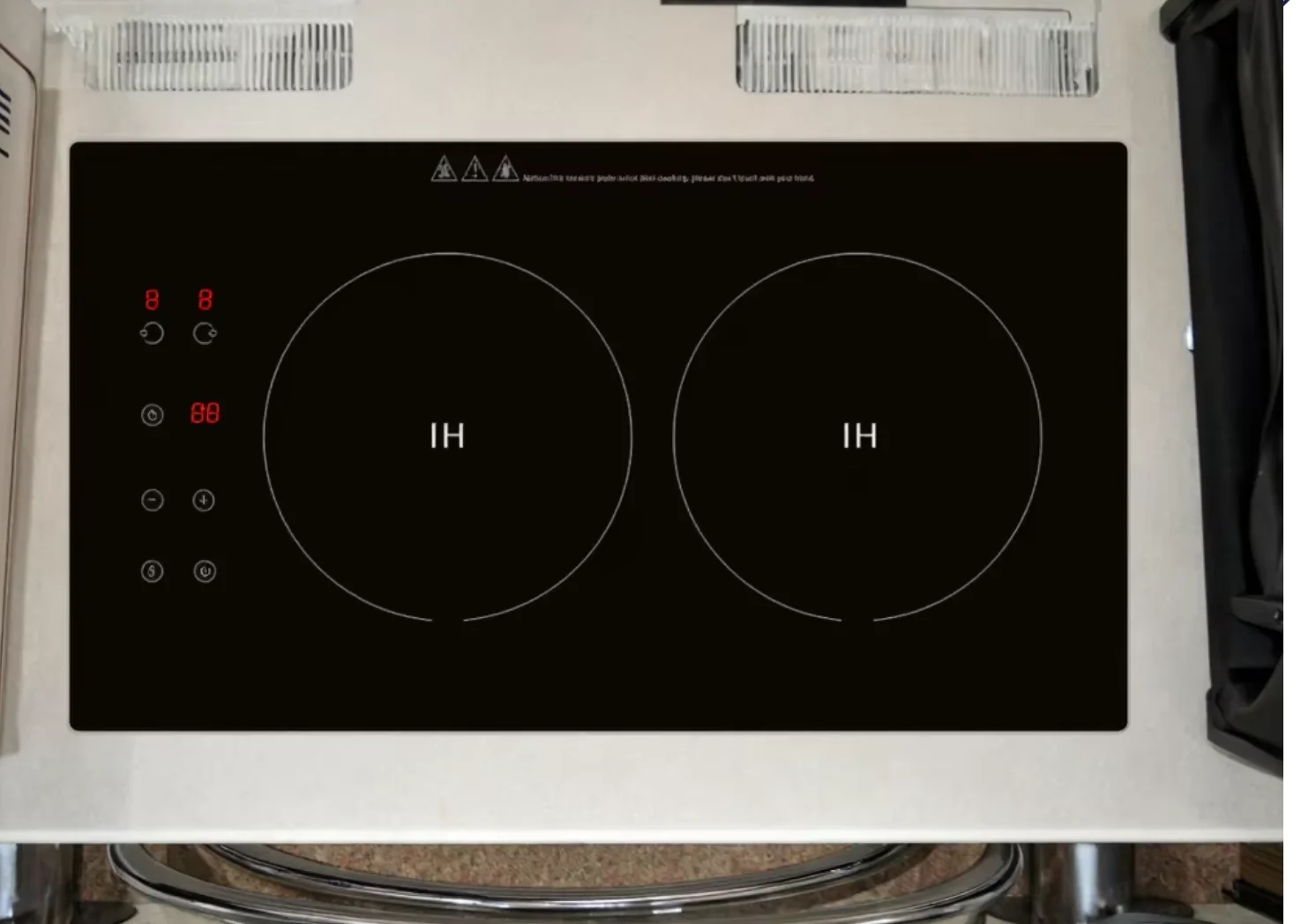 Suburban  RV  DC48V Dual  RV Induction Cooktops  2300W  for Caravan and Camping