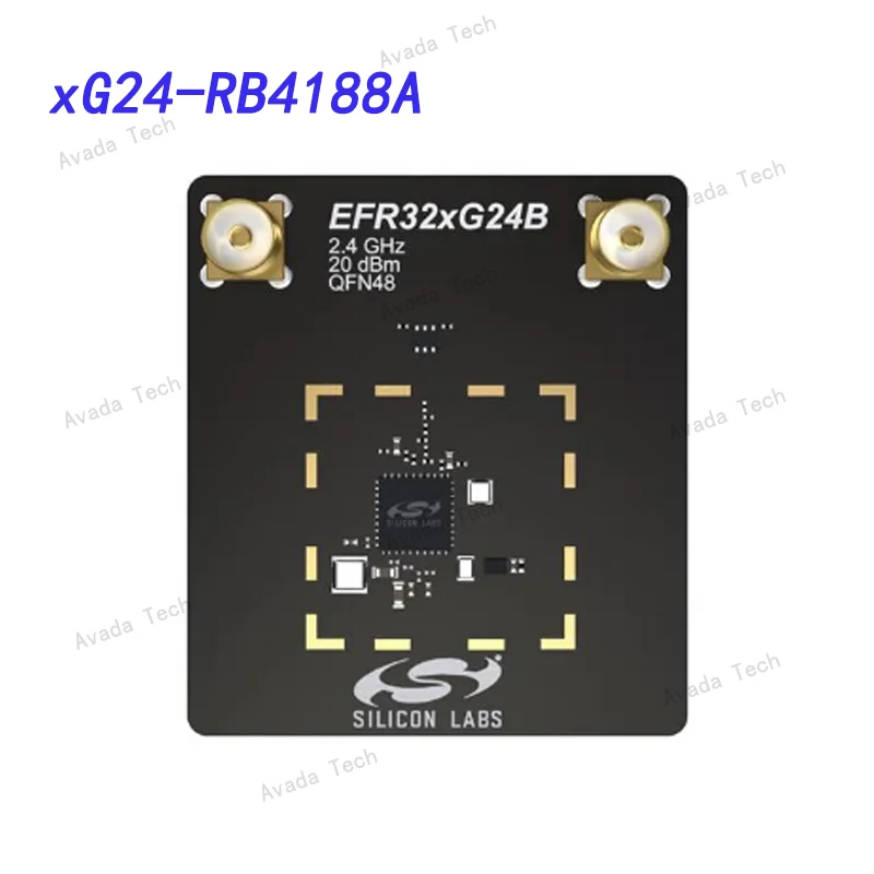 

Avada Tech xG24-RB4188A EFR32xG24 2.4 GHz +20 dBm Antenna Diversity Radio Board