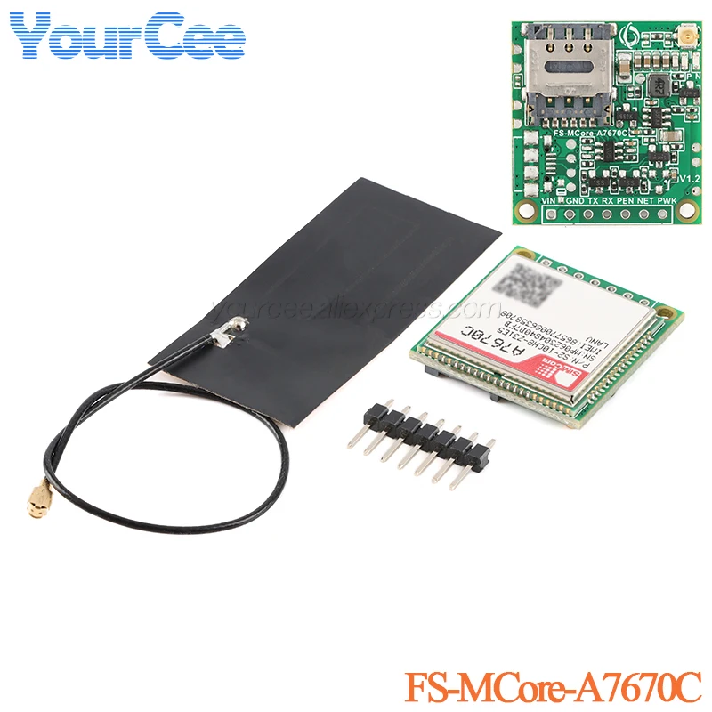 A7670C 4G CAT.1 Core Development Board Module Full Netcom GSM LTE+GSM STM32 Soutines FS-MCore-A7670C FS-HCore-A7670C