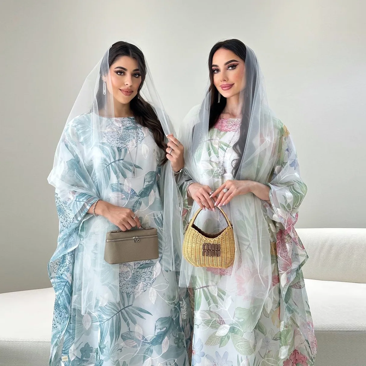 رمضان عيد عباية إسلامية للنساء فستان مطبوع المغرب فيستدوس دبي عبايات قفطان إسلام فساتين رداء عربية طويلة جلابية #1