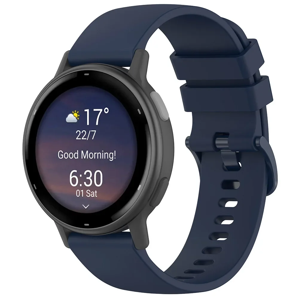 20 مللي متر 22 مللي متر سيليكون حزام ل Garmin Vivoactive 6/5 Venu Forerunner 265 25S استبدال حزام (استيك) ساعة لساعة هواوي GT5 Pro 46 مللي متر