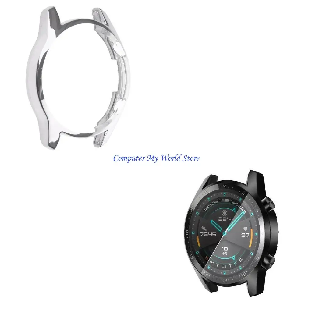 

Экран для защиты для корпуса для Watch GT2 46 мм прочные ультра-устойчивые к царапинам защитные часы для оболочки