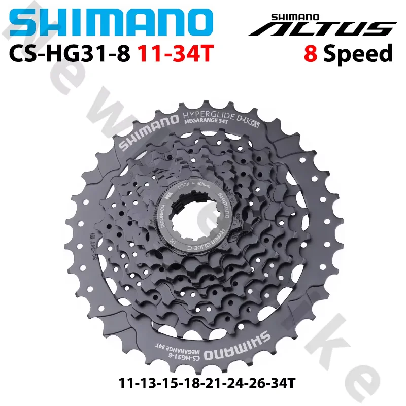 Shimano 8 Speed Cassette CS-HG31-8 Flywheel Cassette Sprocket CS