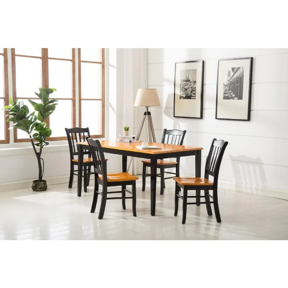 

Shaker Chair, Black/Oak, Set of 2 sillas de comedor dinning chairs sillas de comedor dinning chairs