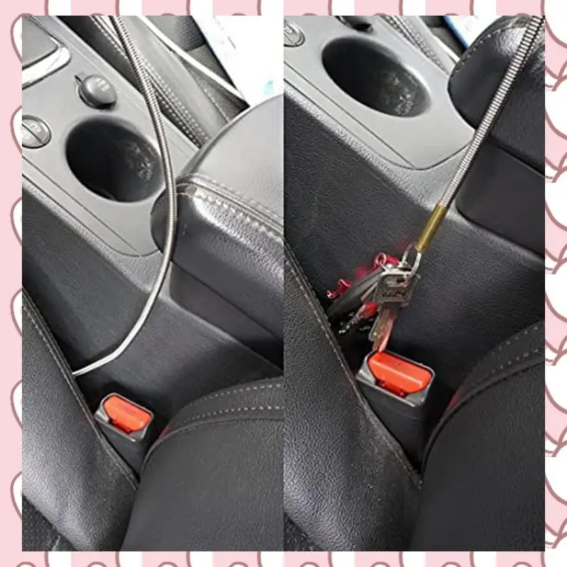 HHTL 10PCS Flexible Magnetic Pickup Tool, 23.6Inch Long Flexible Bend-It Magnet Snake Pickup, Bendable Magnetic Pickup 2LB