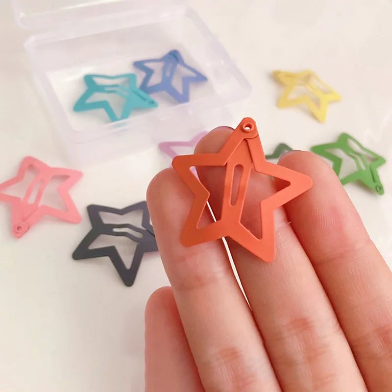 5 قطعة/السلع ستار على شكل مقاطع الشعر دبوس الشعر الطفل الأطفال الاطفال بانغ كليب باريت Hairgrip غطاء الرأس اكسسوارات التصميم الديكور