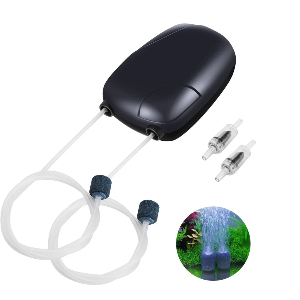 

Aquarium Fish Tank Air Pump Fishbowl Oxygenation Pump Mini Ultra-Silent Oxygen Pumps Aquariums Aquatic Accessories 220V 3W 5W