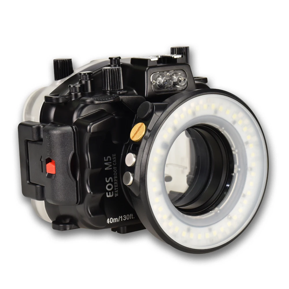 

Rechargeable photographic lighting 3000 Lumens Waterproof Macro LED Ring Flash Light for / 67mm Threaded Interface