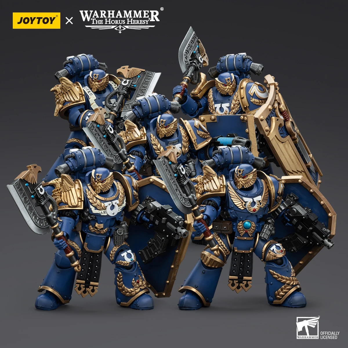 [IN STOCK] JOYTOY Warhammer 30K 1/18 Action Figure Ultramarines Remus Ventanus Invictarus Suzerain Squad Model Anime Toys