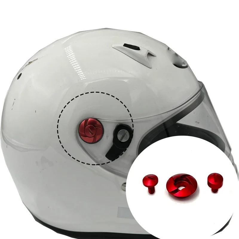 خوذة قناع مسامير المحمولة دراجة نارية خفيفة الوزن استبدال عدسة كتلة درع قفل ل ARAI SK6 GP6 GP6S SK 6