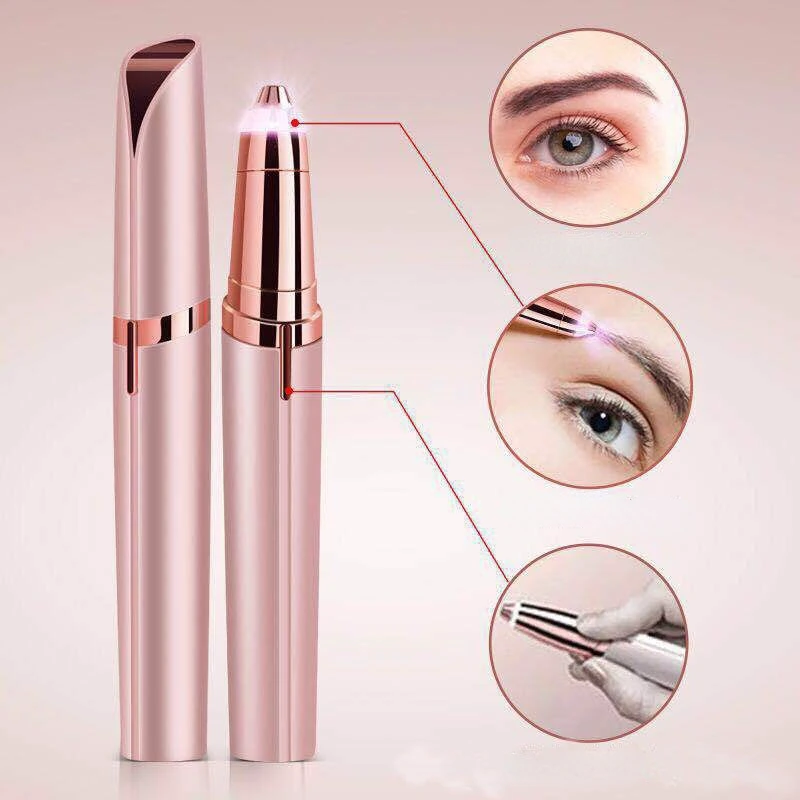 Eyebrow Epilator Maquiagem Profissional Completa Trymer Do Brwi Brow Trimmer For Rasoir Visage Femme Make Up Eye Brow Shaper