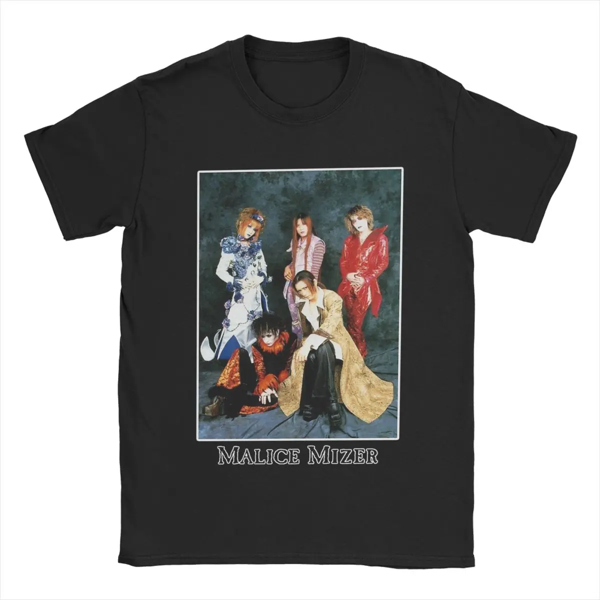 Malice Mizer Band T Shirt per uomo cotone Cool T-Shirt girocollo Tees manica corta abbigliamento regalo di compleanno