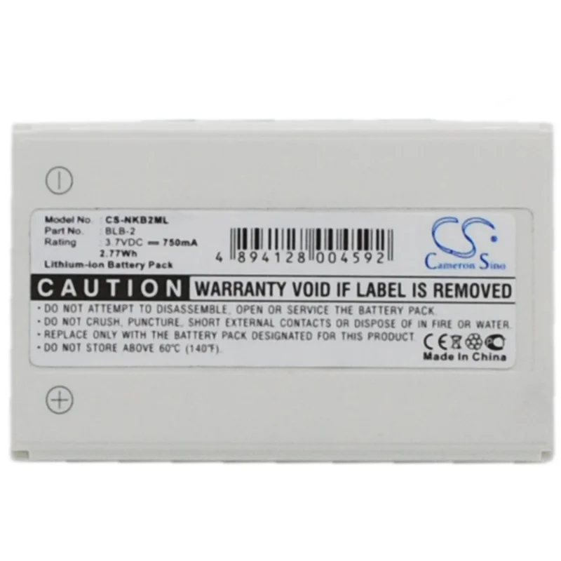 

Li-ion Camera Battery for Mustek, 3.7V, 750mAh, Compatible Models: 2 DV920, DC300, DC500, DC500T, DC-500T, DC600, DV500, DV505