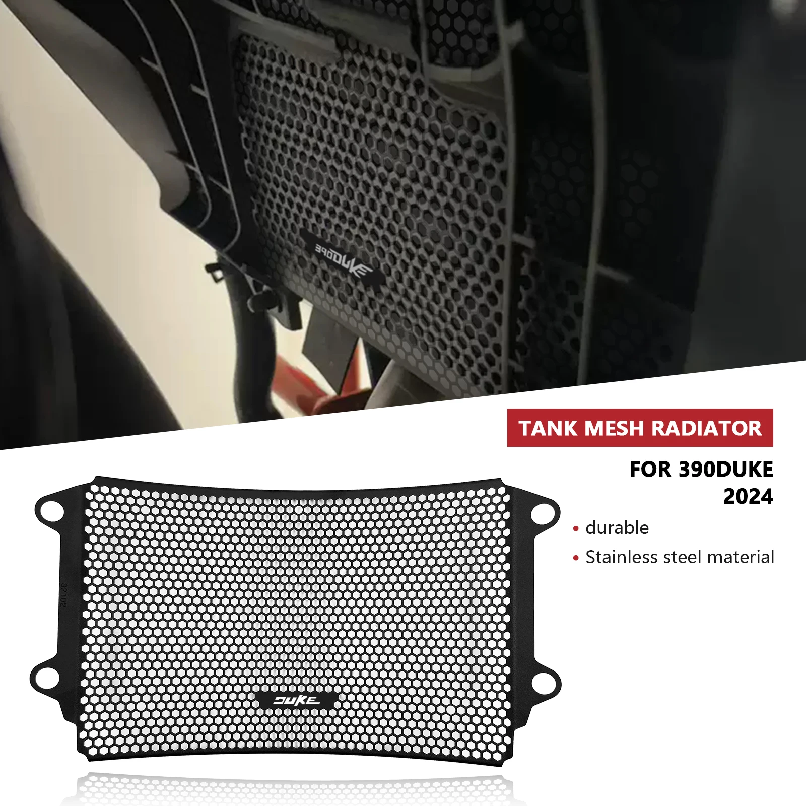 For Duke 390 duke390 Svartpilen 401 2024 Radiator Grille Guard Cover Protector Motorcycle Accessories Tank Mesh