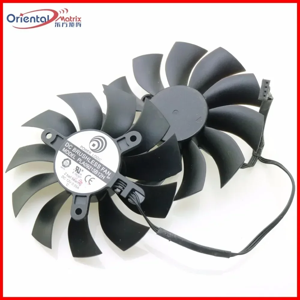 

Новый PLA09215B12H 12 В 0,55 А 86 мм 4 контакта для EVGA GTX1080 GTX1080TI GTX1050TI GTX1070 Вентилятор охлаждения видеокарты