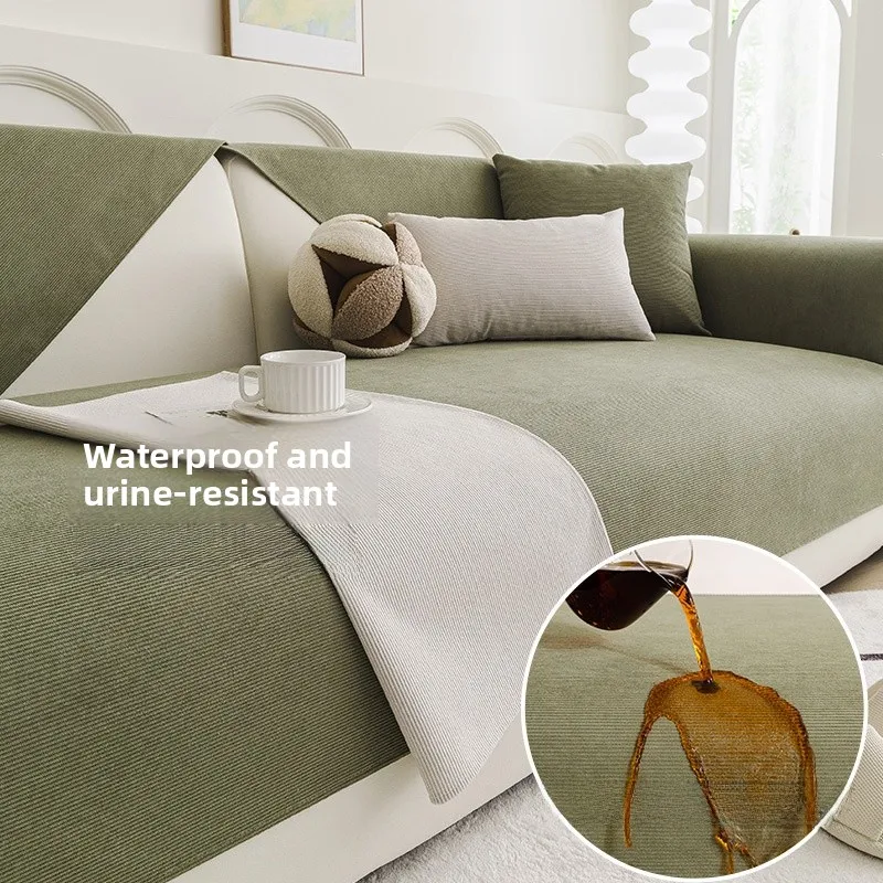 Waterproof Non-stick Hair Pet Sofa Cover Cushion All-season Anti-slip Dirty-proof  Scratch Resistant Sofa Pad