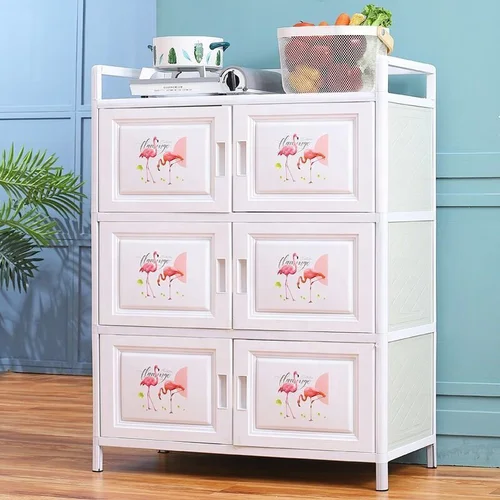 다목적 주방 선반 보관 캐비닛, 바닥부터 천장까지 찬장, 알루미늄 합금 복합 캐비닛 