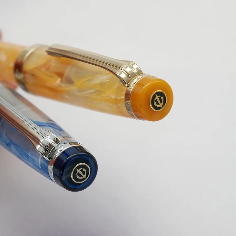 Japanese SAILOR medium-sized 21K gold pen Willio pen semi transparent color acrylic marble pattern clear and beautiful