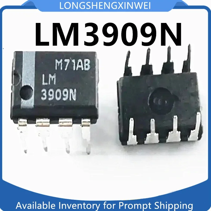 1PCS New LM3909N LM3909 Direct Insert DIP-8 LED Flash Oscillator Chip IC Block Original