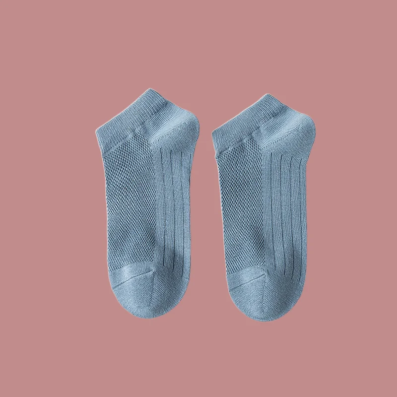 Chaussettes Courtes Basses pour Homme, Légères, Absorbantes, Respirantes, Décontractées, Bateau, Nouvelle Mode Printemps et Été, 5/10 Paires