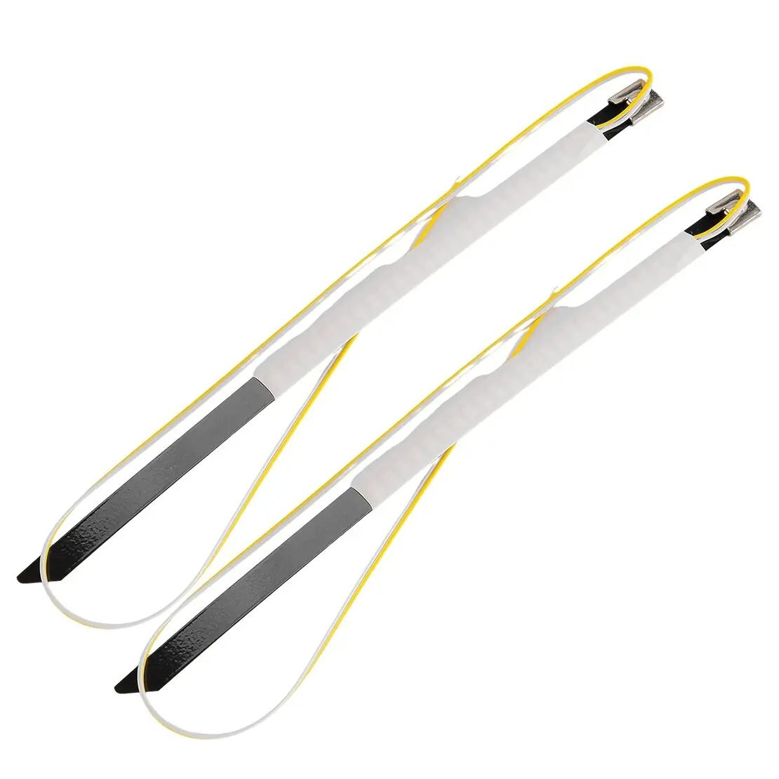 2pcs Motorcycle Red LED 45-70mm Fork Turn Signal Light Strip Indicator 12V