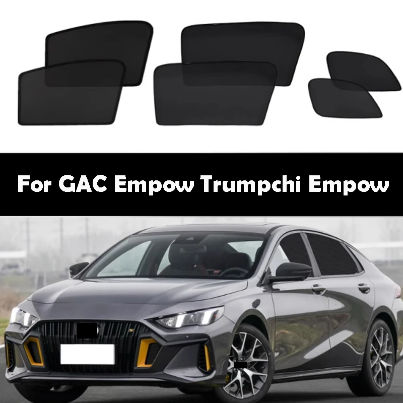 

For GAC Empow Trumpchi Empow 2021-2025 Special Sunshade Curtain Sunscreen Insulation Shield Magnetic Mesh Curtain