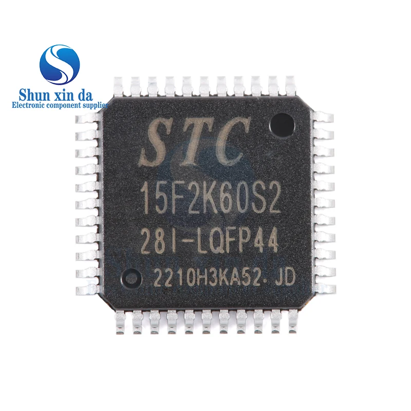 5 buah STC15F2K60S2-28I-LQFP32 IC IC QFP SMD IC Enhanced 1T 8051 pengontrol mikro MCU