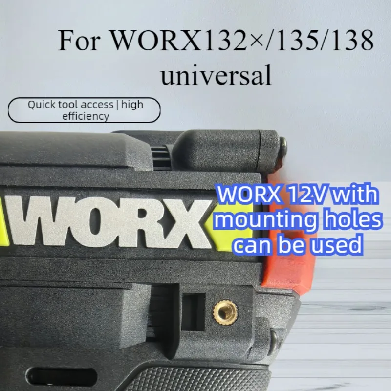 Suitable for WORX WU138/135/132/132X Quick Hanging Hook Buckle Screwdriver Hand Drill U-shaped Hanging Hook Special Tools Parts