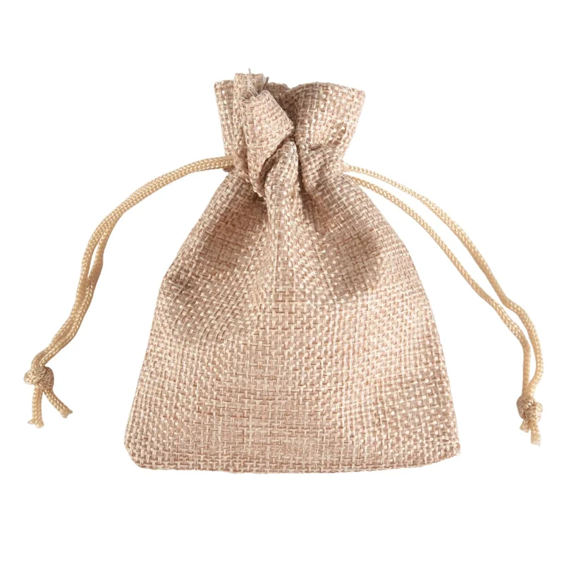 Small Burlap Bags With Drawstring,3X4inch Gift Little Burlap Drawstring Bags,Reusable To Store Tea Sachet Bags-New