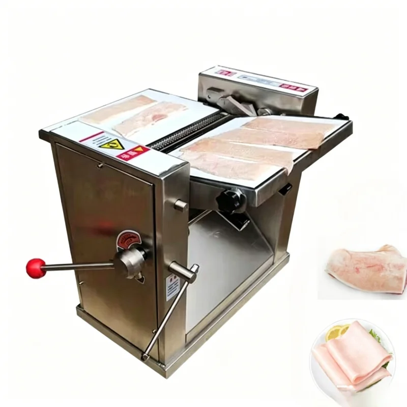 

Multifunctional Meat Skin Peeling Machine Stainless Steel Body For Pork Beef Lamb Skin Separation