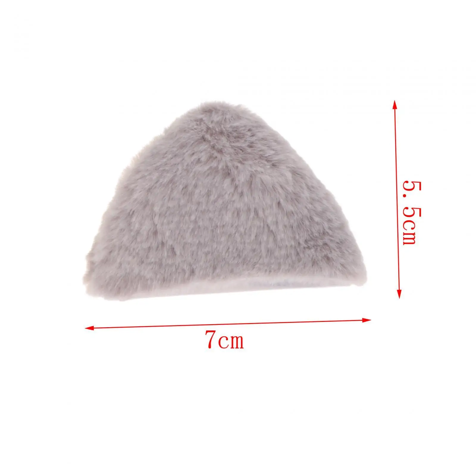 Comfortable Plush Ears Helmet Accessories Animal Ears Decor Birthday Gift for Modular Motorcycle Helmet Cycling