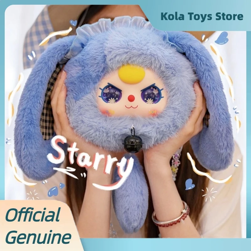 

Genuine Baby Three Lucky Rabbit Zipper Bag Serie Blind Box Lovely Vinyl Plush Bag Pendant Doll Mystery Box Figure Toys Girl Gift