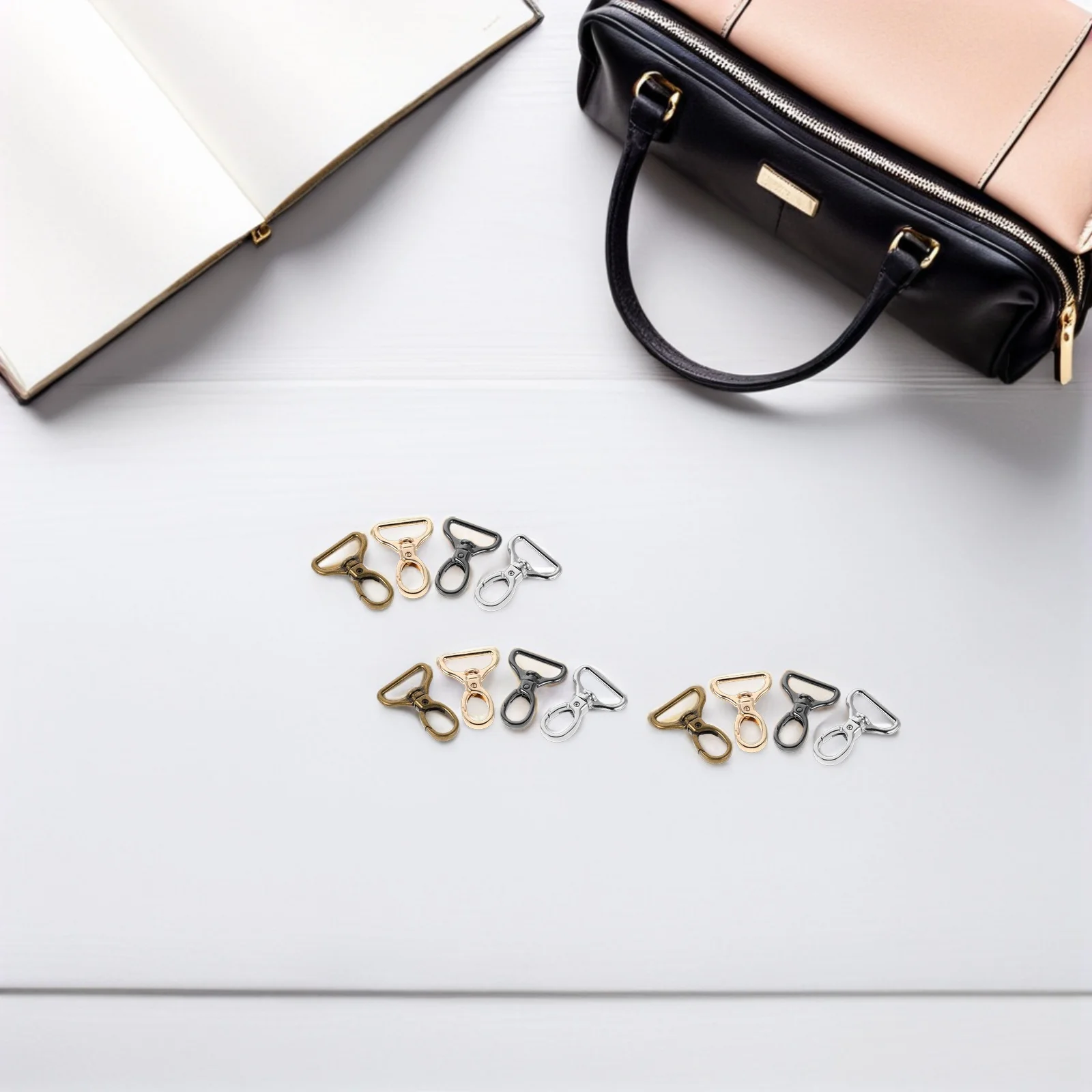 

16 шт. металлические поворотные застежки-когти омара прочные 25 мм внутренний диаметр D кольцо крючки для брелков рюкзаки изготовление ювелирных изделий своими руками