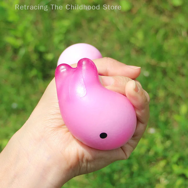 Anti-Stress Toy Color-changing Cute Heart Rabbit Squeeze Fidget Toys Soft Anti Stress Funny Stress Relief For Kid Adult Gift