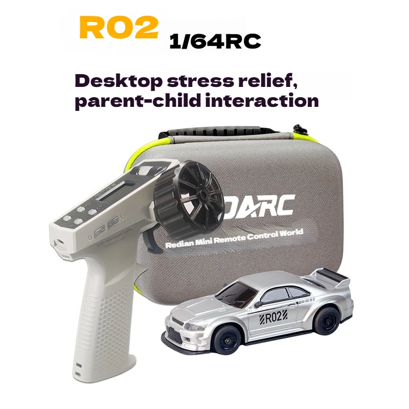 

LDARC R02 1/64 MINI RC Simulated Electric Remote Control Model Car Tabletop On-Road Vehicle RTR 2.4GHz Adults Children's Toys