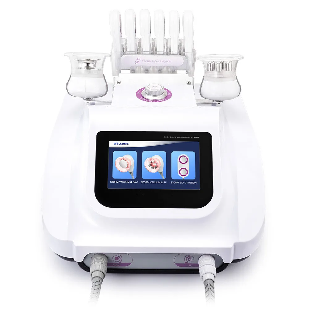 

Tabletop fat blasting instrument 40K ultrasonic cavitation 3.0 ultra-thin micro-current RF body slimming body shaping apparatus