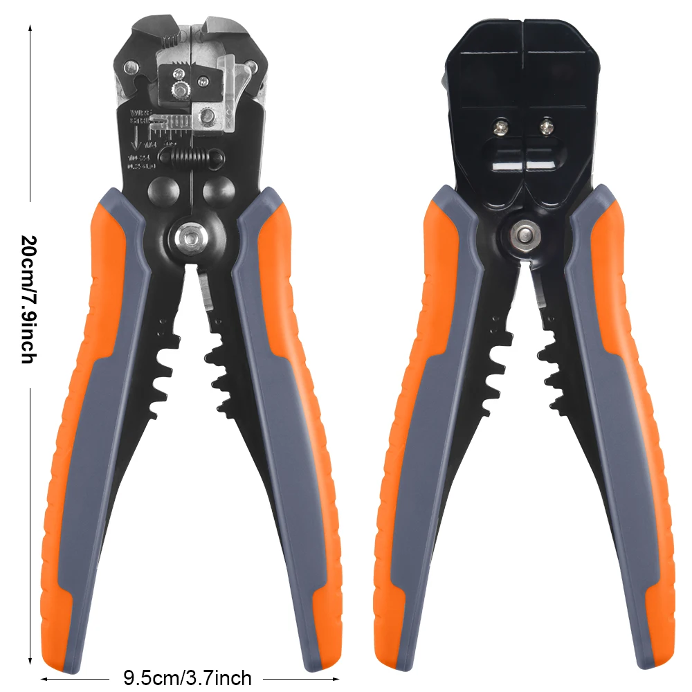WOZOBUY Crimper Kabelschneider, verstellbar, automatischer Abisolierer, multifunktionales Abisolieren, Crimpen, Zange, Terminal-Handwerkzeug – Detail 9