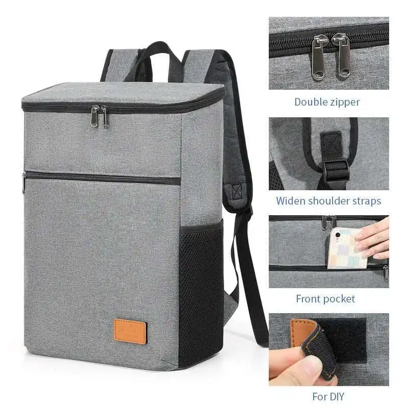 Portable Outdoor Backpack Travel Picnic Cooler Bag with Fresh-Keeping Features New Design for Easy Carry And Storage