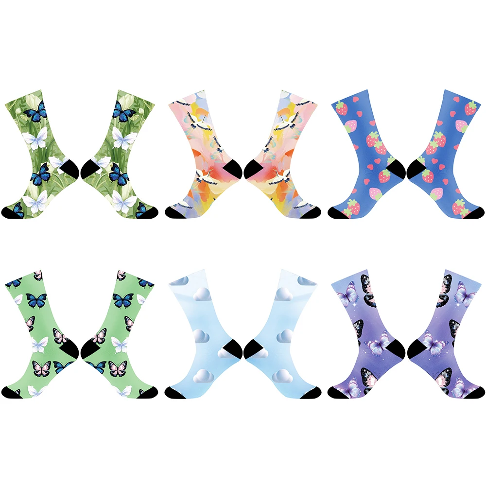 

2024 New Christmas sports and leisure Socks Fashion Cute Happy Mid-tube Socks Lovely Casual Funny Socks