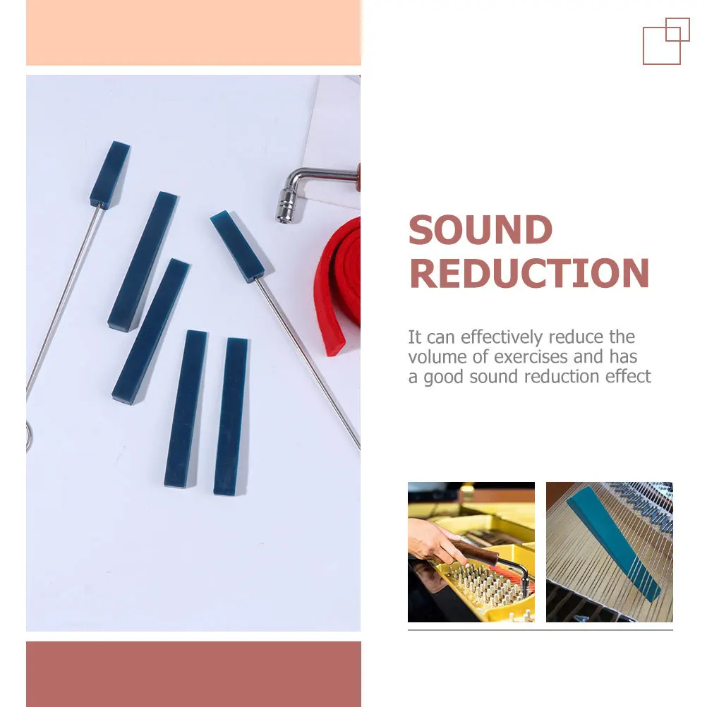 

1Set Professional Piano Tuning Kit Durable Practical Creative Mutes Sound Reduction Piano Tuner Tools Accessory