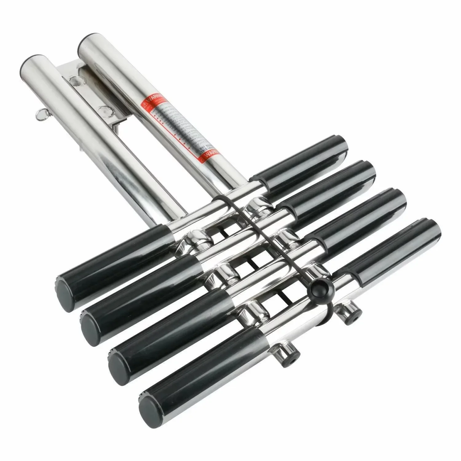 

Excellent Marine Stainless Steel Launching Ladder Deck Ladder 4-leg Retractable Four-section Folding Ladder Yacht Ship Accessori